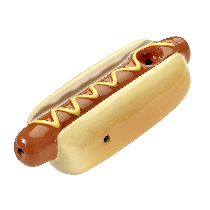 Roast & Toast Ceramic Hot Dog Pipe - 6.75" CannaDrop-AFG