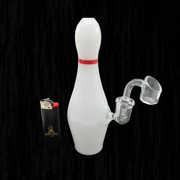 The Dudes Bowling Pin Glass Dab Rig Brothers with Glass