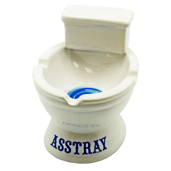 Toilet Asstray Ceramic Ashtray CannaDrop-AFG