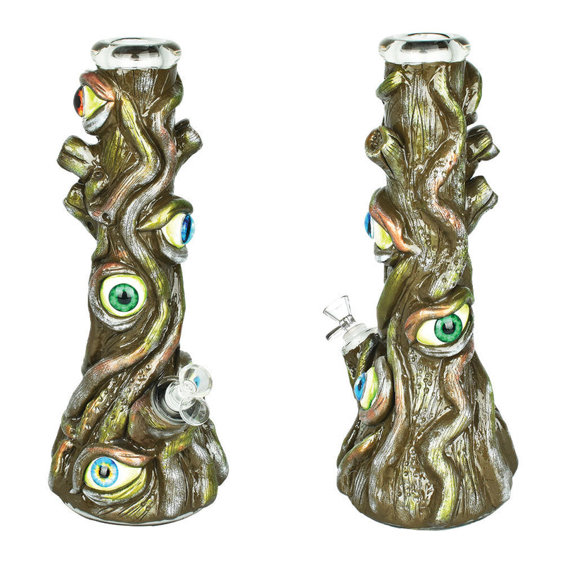 Trees Have Eyes 3D Painted Beaker Water Pipe - 14" / 14mm F CannaDrop-AFG