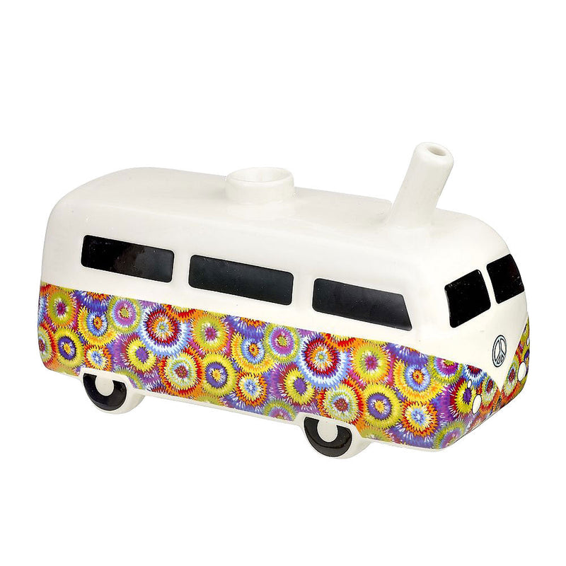 Vintage Hippie Bus Ceramic Pipe CannaDrop-AFG