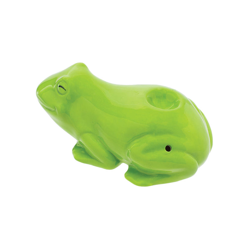 Wacky Bowlz Frog Ceramic Hand Pipe | 3.5" CannaDrop-AFG