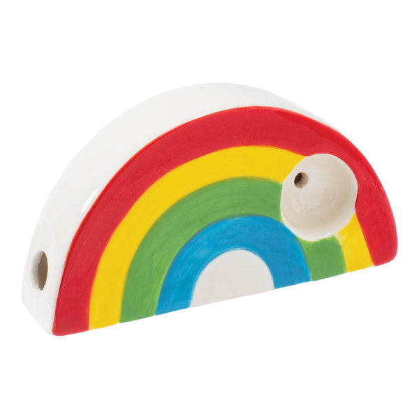 Wacky Bowlz Rainbow Ceramic Pipe - 3.5" CannaDrop-AFG