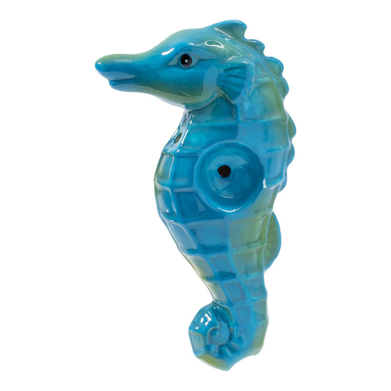 Wacky Bowlz Seahorse Ceramic Pipe - 4" CannaDrop-AFG