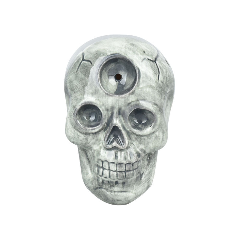 Wacky Bowlz Skull Ceramic Hand Pipe | 3.5" CannaDrop-AFG