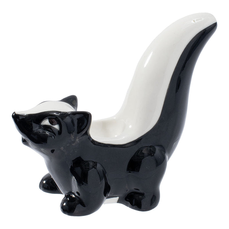 Wacky Bowlz Skunk Ceramic Hand Pipe - 4.5" CannaDrop-AFG