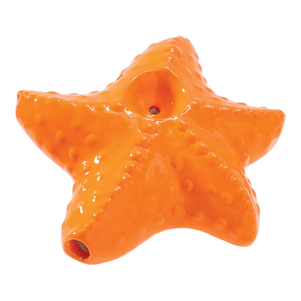 Wacky Bowlz Starfish Ceramic Hand Pipe - 4" CannaDrop-AFG
