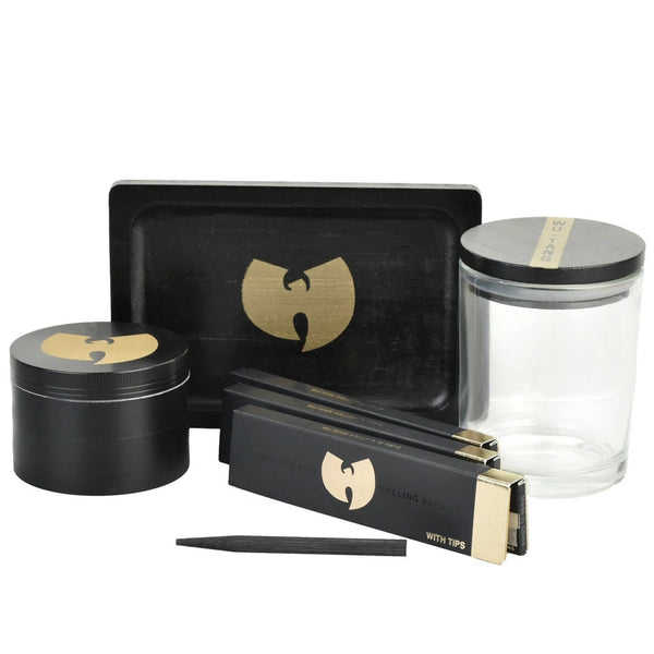 WU-TANG DELUXE SMOKERS SET W/ JAR, POLLINATOR, TRAY & PAPERS CannaDrop-Windship