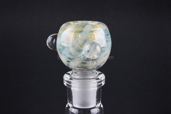 18mm Bowl With Marbles Glass Slide - Fumed.