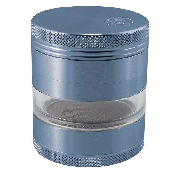 2.5 In Grindhouse 4pc Grinder With Window - Blue.