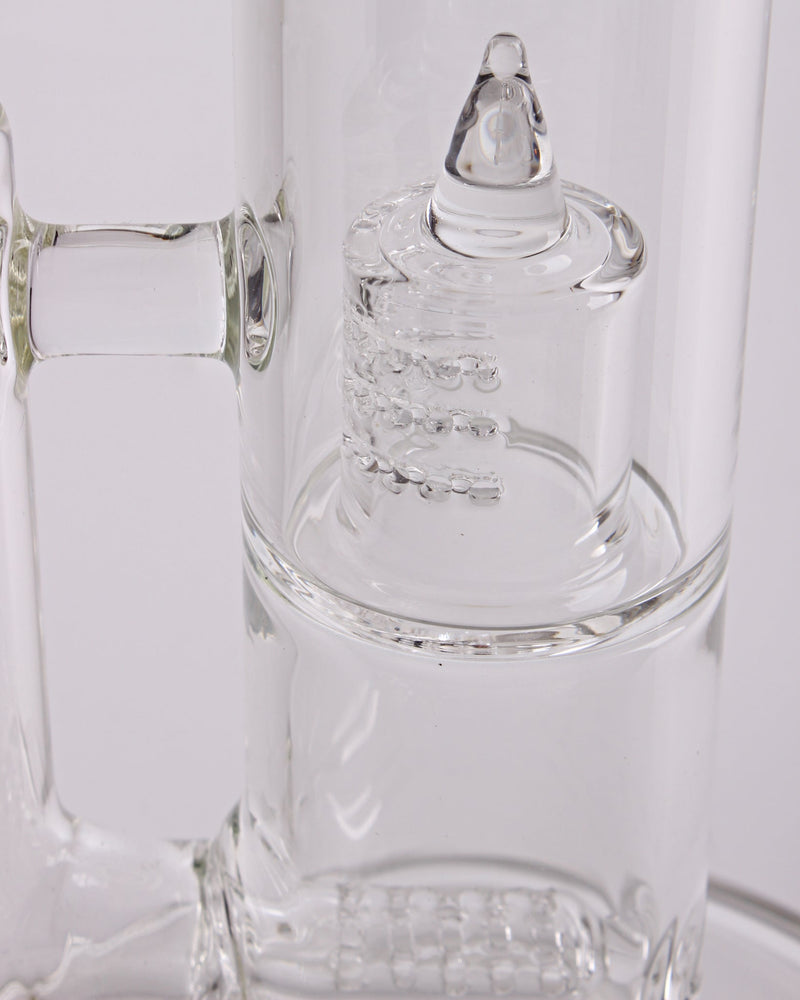 2K Glass Art Clear Stemline To Cap Straight Bong 2k Glass Art