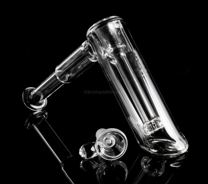 2K Glass Art Color Wig Wag Hammer Showerhead Bubbler With Opal.