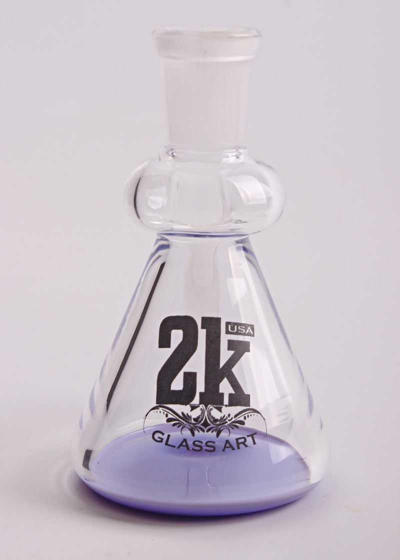 2K Glass Art Dry Ash Catcher - 14mm 2k Glass Art