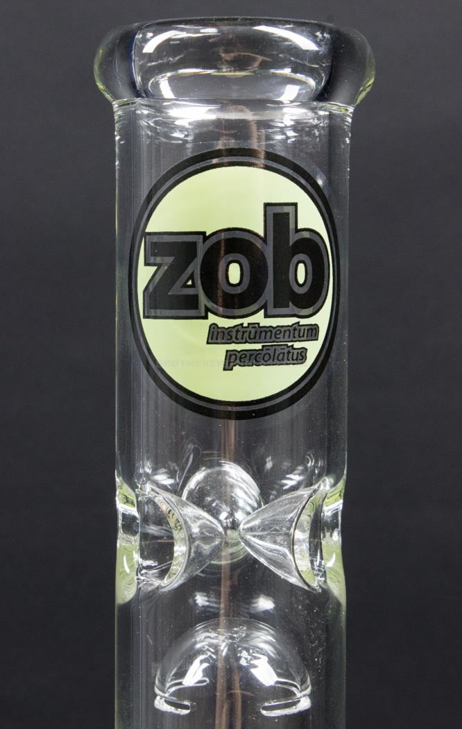 Zob Glass 15 Inch UFO Beaker Bong - 14mm.