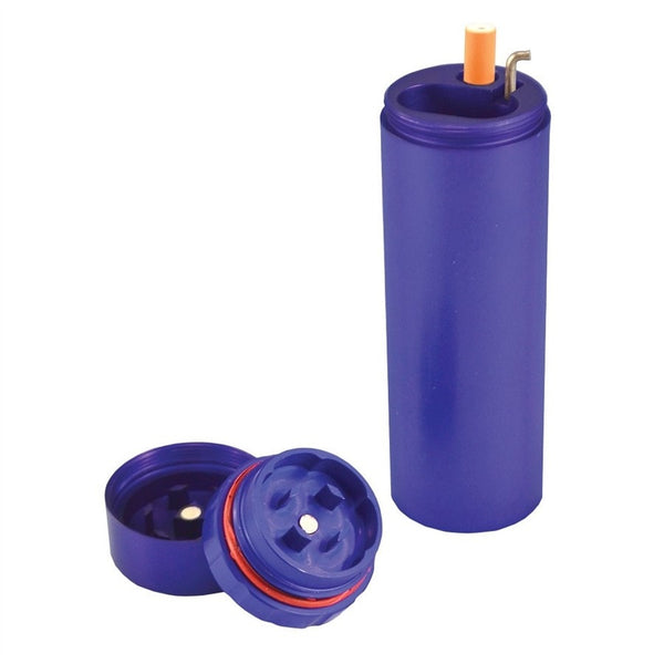 All in One Metal Dugout with Grinder - Blue.