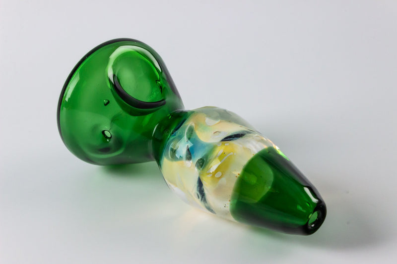 Blowfish Glassworks Groovy Tube Worked Hand Pipe.