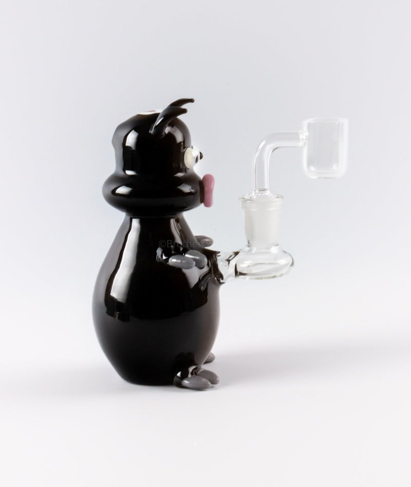 Blowfish Glassworks Sculpted Glass Pig Dab Rig.
