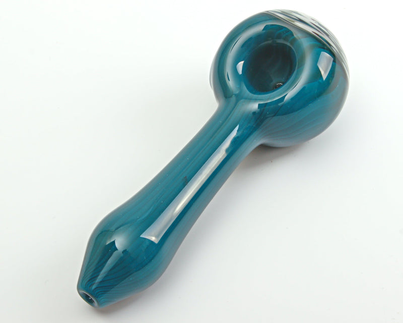 Brothers With Glass Blue Wig Wag Hand Pipe Brothers with Glass