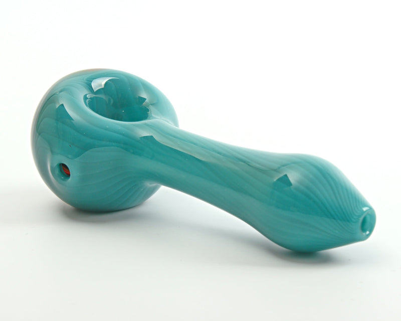Brothers With Glass Teal Wig Wag Hand Pipe Brothers with Glass