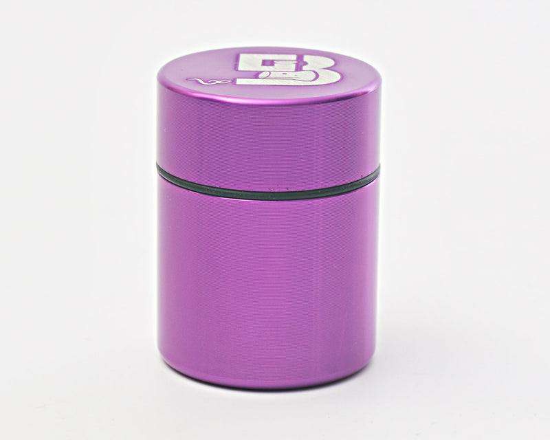 BWG Anodized Aluminum Stash Container Brothers with Glass