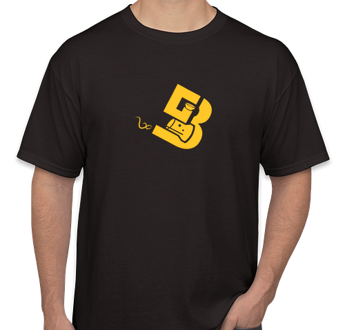 BWG Logo Black Gildan DryBlend 50/50 T Shirt.