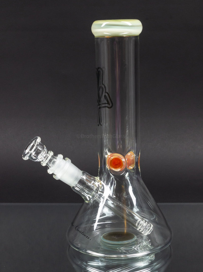 C2 Custom Creations 10 Inch Beaker Bong With Heady Color Accents.