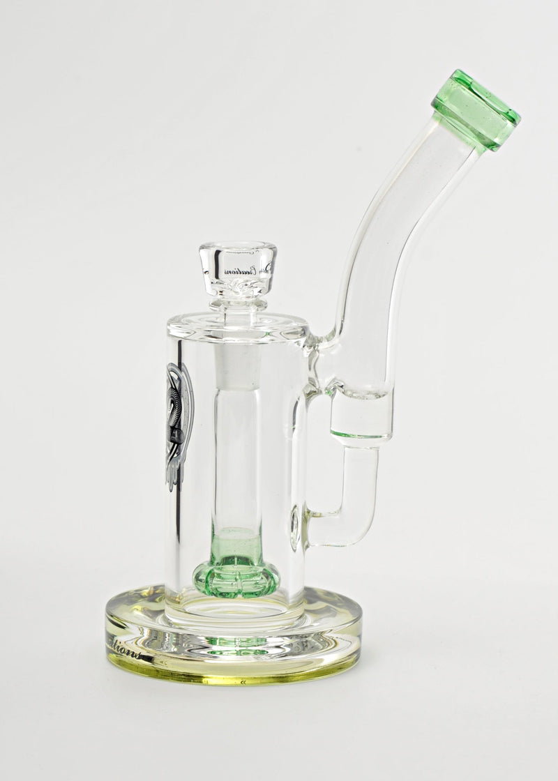 C2 Custom Creations 50mm Showerhead Bent Neck Bubbler With Heady Color Accents C2 Custom Creations