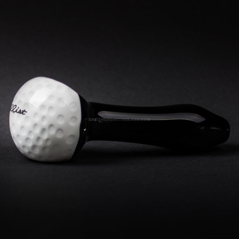 Chameleon Glass 19th Hole Golf Ball Hand Pipe For Sale