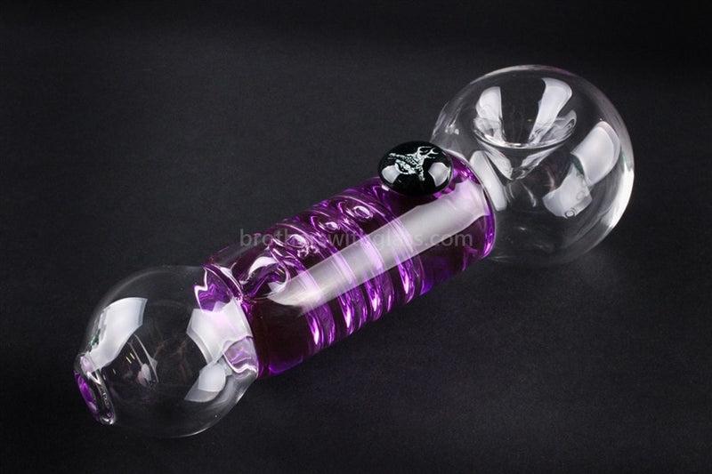 Chameleon Glass Absolute Zero Coil Condenser Hand Pipe - Purple.