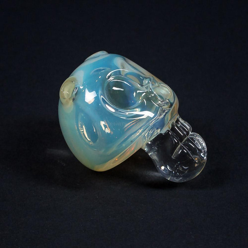 Chameleon Glass Bone Head Skull Pendant.