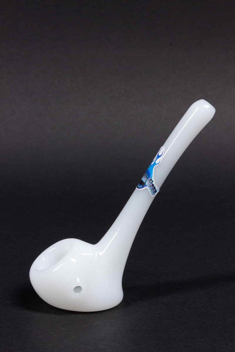 Chameleon Glass Check Mark Stand Up Hand Pipe.