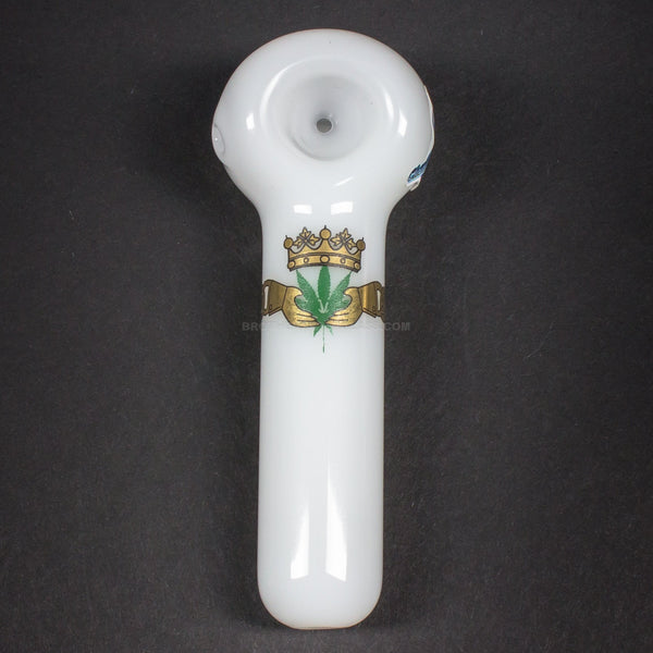 Chameleon Glass Claddagh Hand Pipe.
