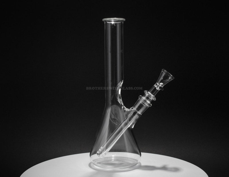 Chameleon Glass Clear Simple Beaker Bong.