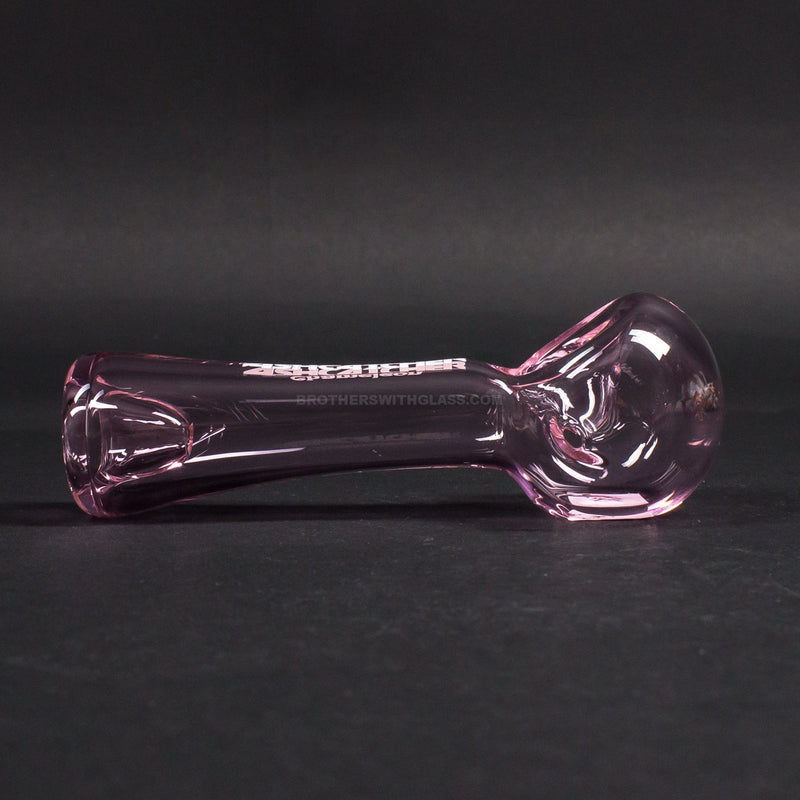Chameleon Glass Color Ash Catcher Spoon Hand Pipe - Various Colors.