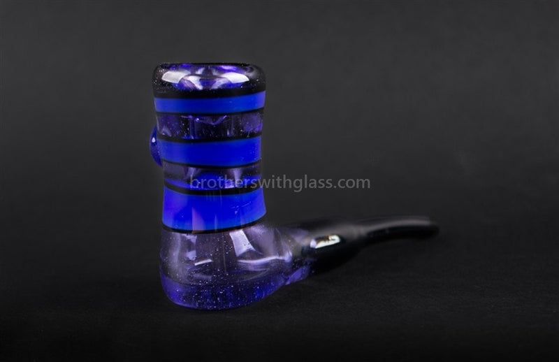 Chameleon Glass Custom MiC Blue Cheese Skater Sherlock Hand Pipe.