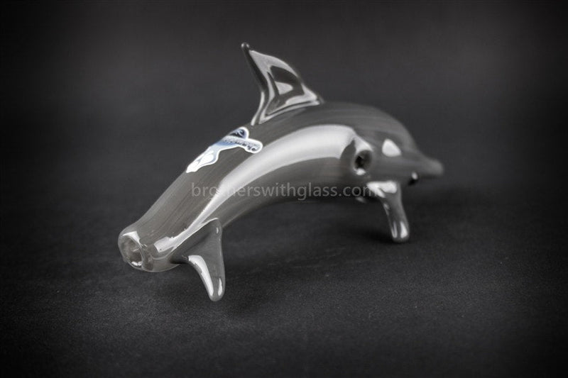 Chameleon Glass Dolphin Hand Pipe.