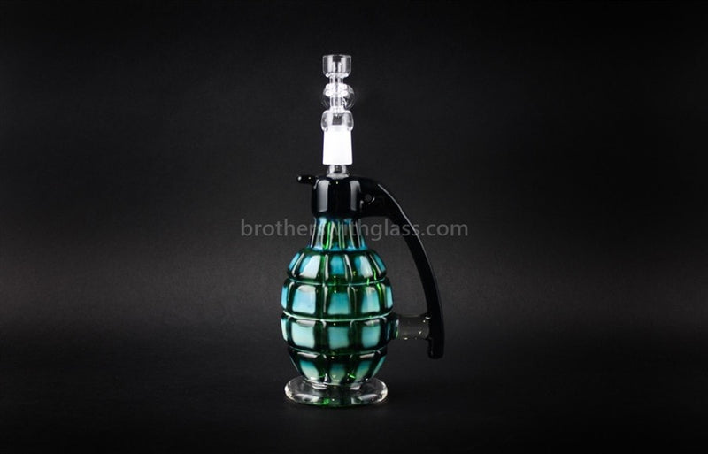 Chameleon Glass Fire In The Hole Grenade 14mm Dab Rig.
