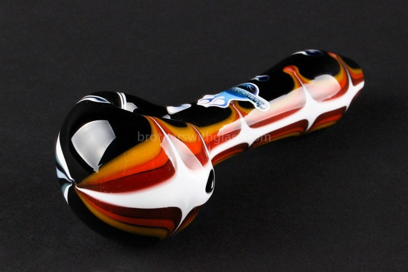 Chameleon Glass Fire in the Sky Hand Pipe - Onyx.