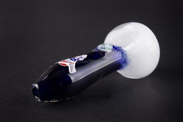 Chameleon Glass Frit Military Hand Pipe - Air Force.