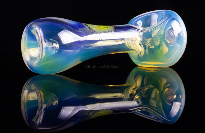 Chameleon Glass Fumed Ash Catcher Mag Tech Spoon Hand Pipe.