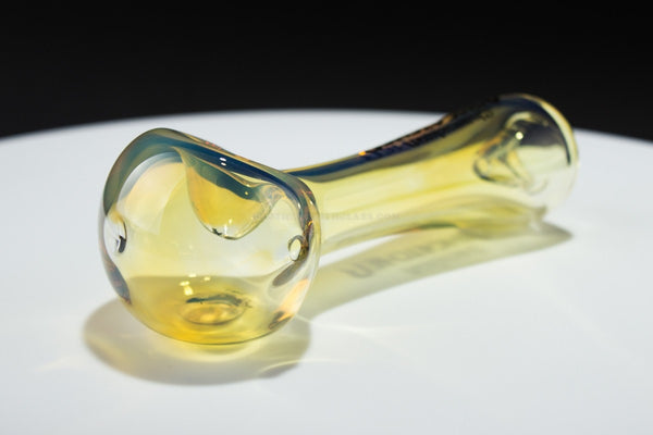 Chameleon Glass Fumed Ash Catcher Spoon Hand Pipe.