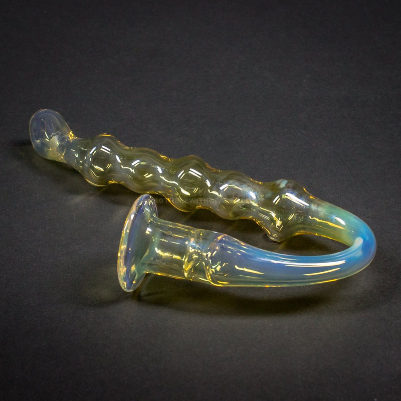 Chameleon Glass Fumed Electrode Sherlock Hand Pipe.