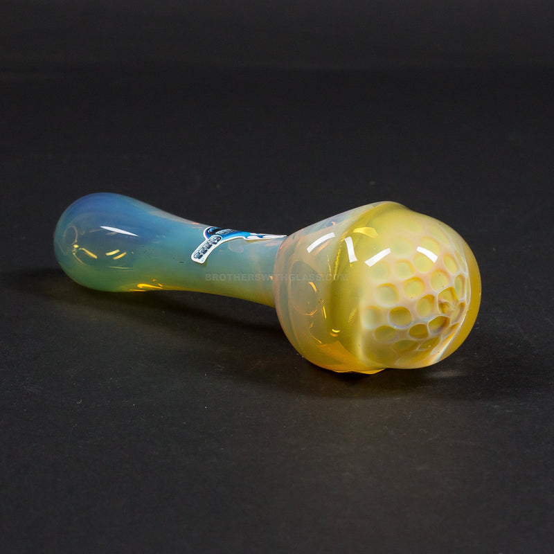 Chameleon Glass Fumed Paradox Honeycomb Hand Pipe.