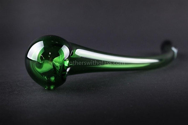 Chameleon Glass Gandalf Hand Pipe - Green.