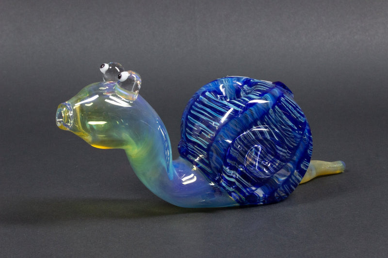 Chameleon Glass Gary The Snail Hand Pipe.