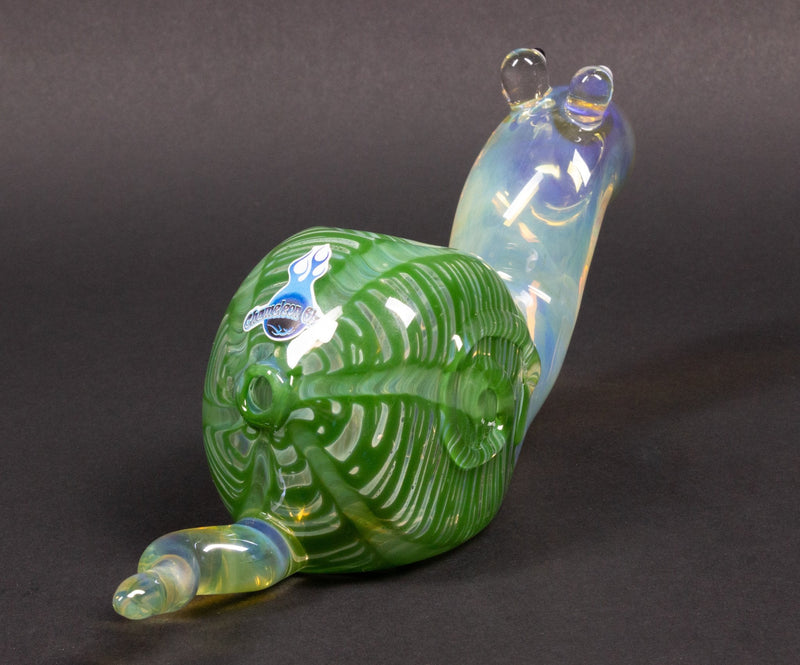 Chameleon Glass Gary The Snail Hand Pipe.