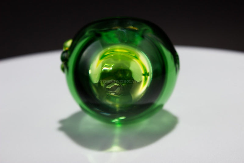 Chameleon Glass Half Life Illuminati Hand Pipe - Green.