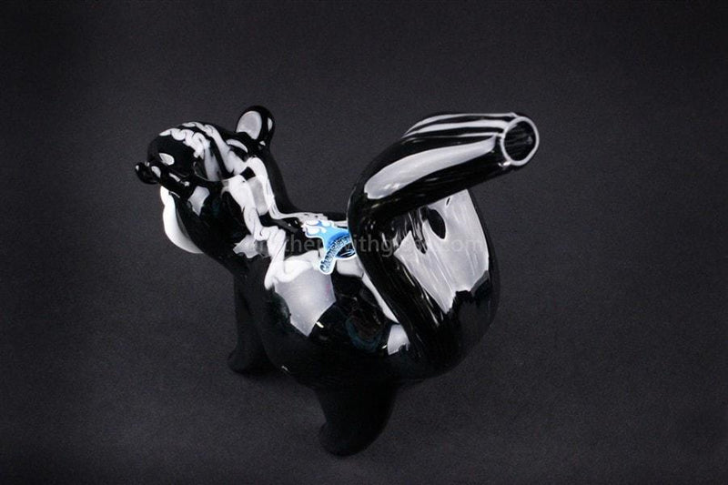Chameleon Glass Hand Sculpted Pepe Le Pew Skunk Hand Pipe.