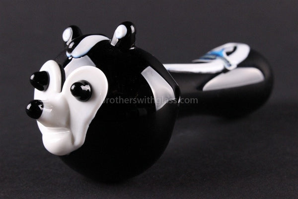 Chameleon Glass Heady Hand Pipe - Pepe The Skunk.