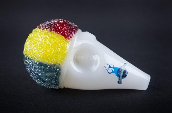 Chameleon Glass Ice Cold Snow Cone Hand Pipe.